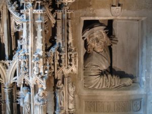 St. Stephen's Cathedral, pulpit, "Fenstergucker"