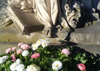 Zentralfriedhof: Grab von Josefine Gallmeyer