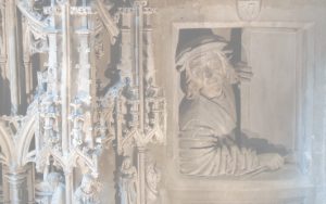 Stephansdom: Pilgramkanzel, der Fenstergucker